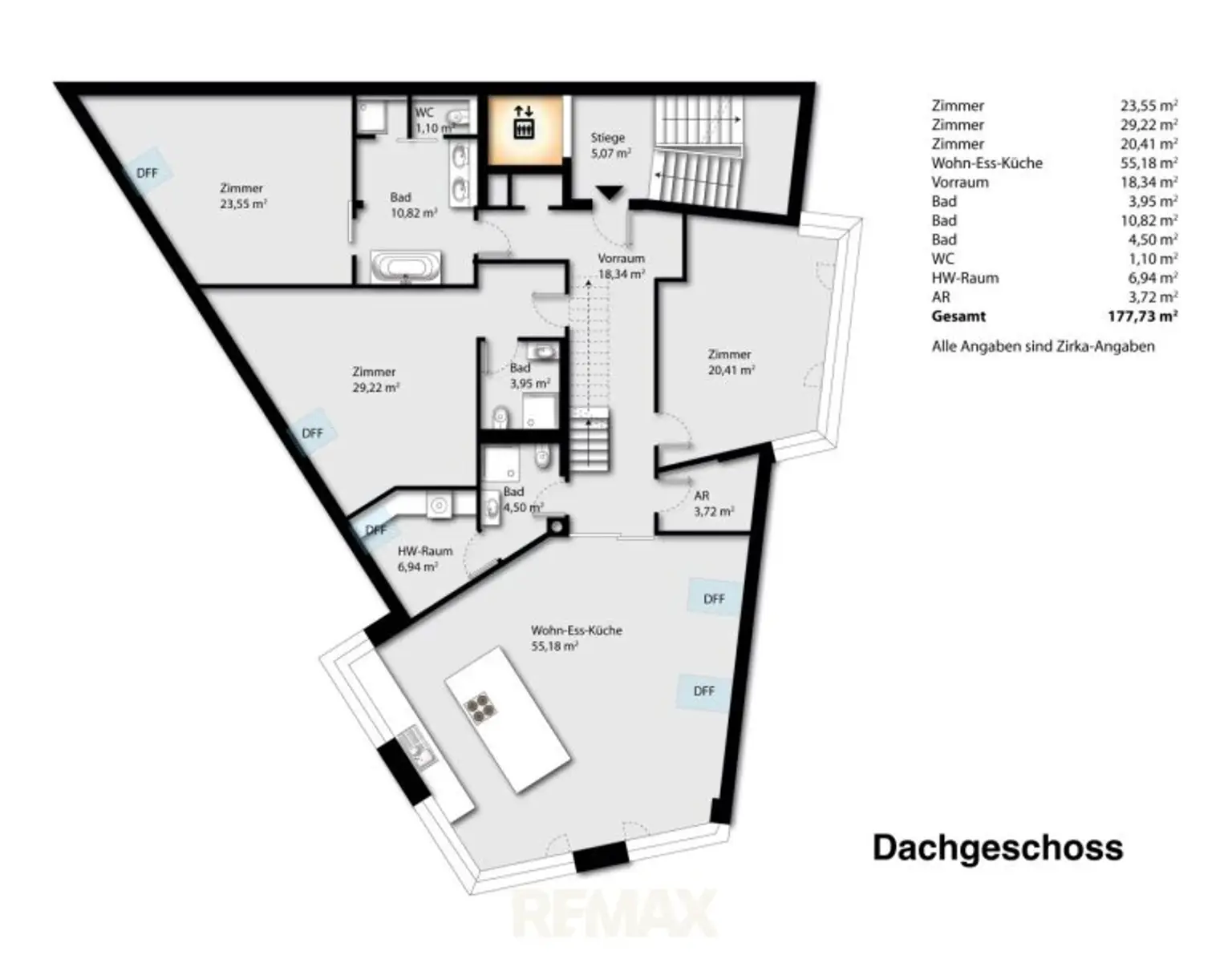 Grundriss DG