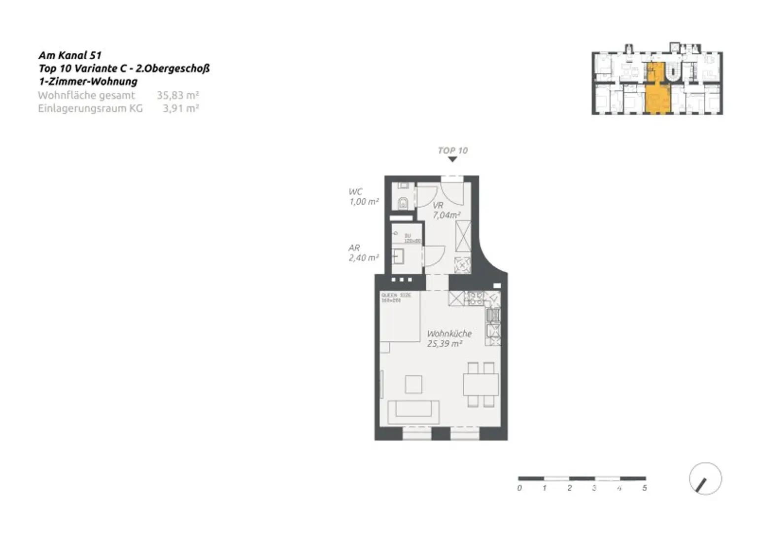 Kleinod mit Stadtgarten | Studio mit Grünblick