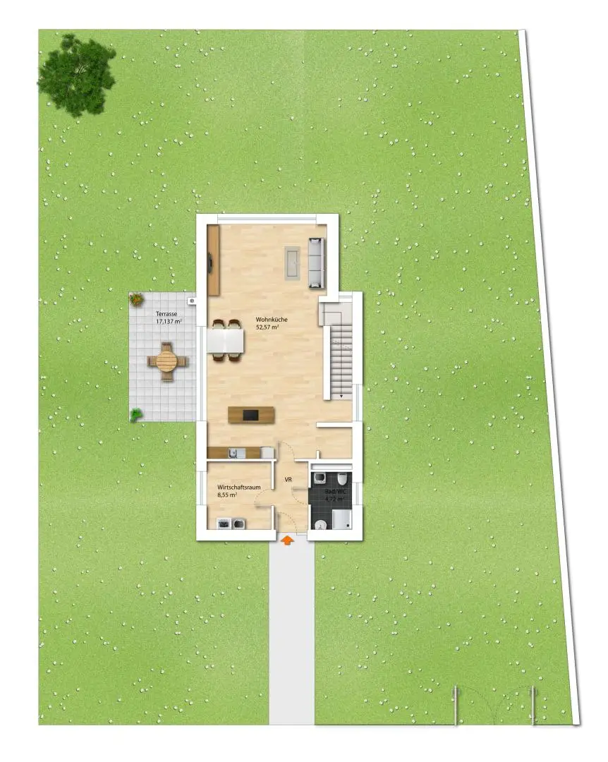 Grundriss Erdgeschoss