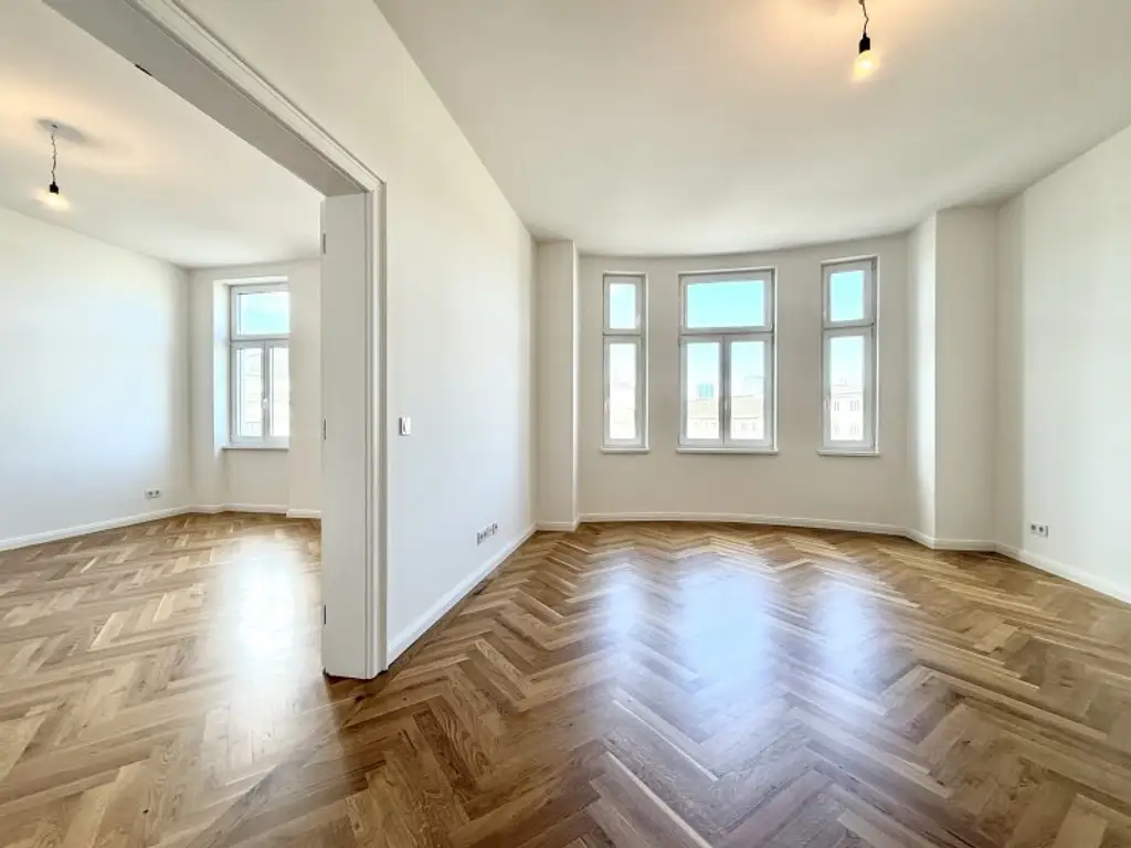 Großzügige vollsanierte Altbauwohnung mit Loggia I Belvedere & Schweizergarten Nähe I Barrierefreier Zugang mit Lift I Fischgrätparkett & Fußbodenheizung I perfekte öffentliche Anbindung