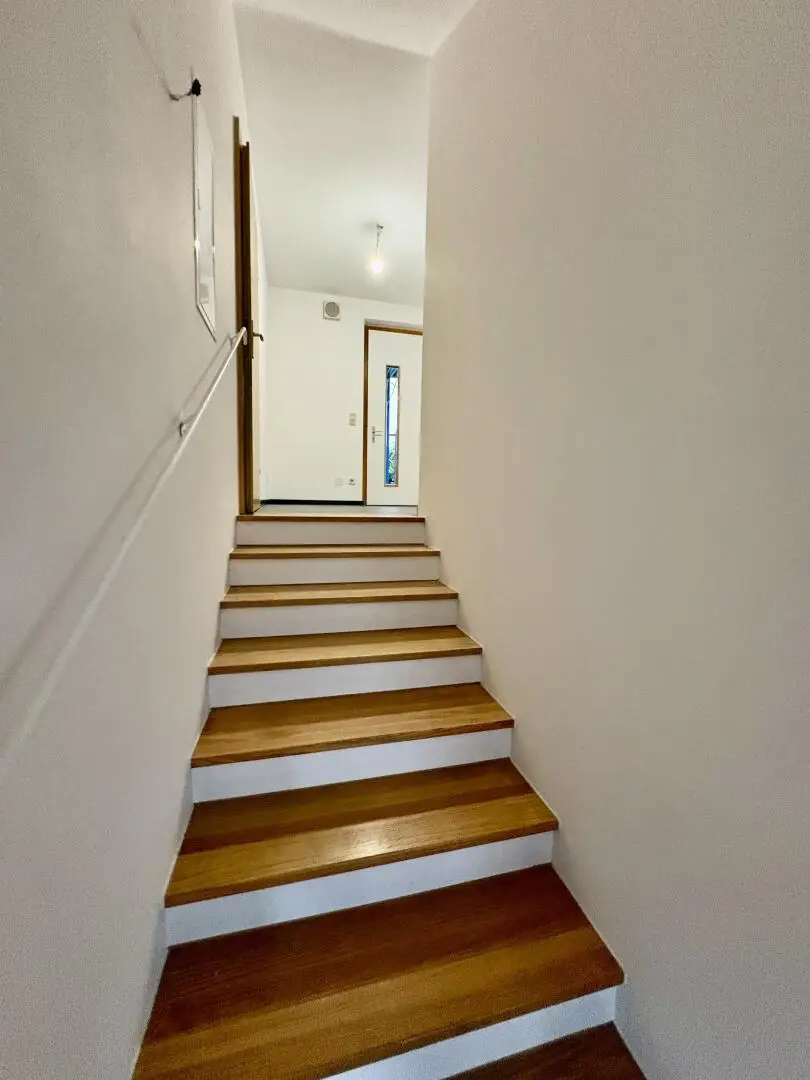 Stufen zum Wohnzimmer