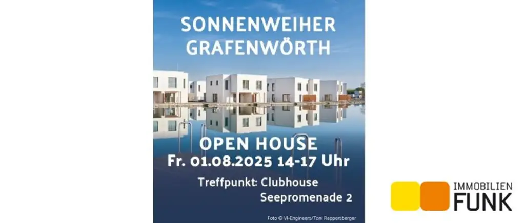 Mein Haus am See. Sonnenweiher Grafenwörth. Open House am Fr.,1.8., 14 bis 17 Uhr.