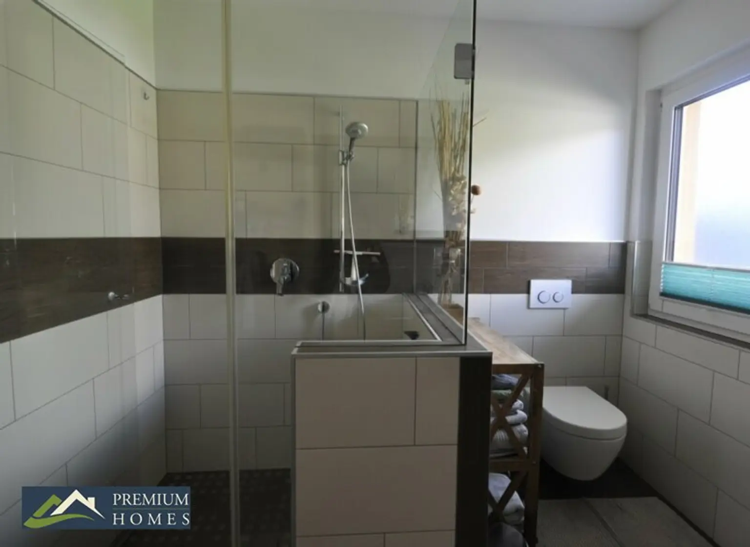 Reihenmittelhaus in Kramsach - Bad/Dusche mit WC