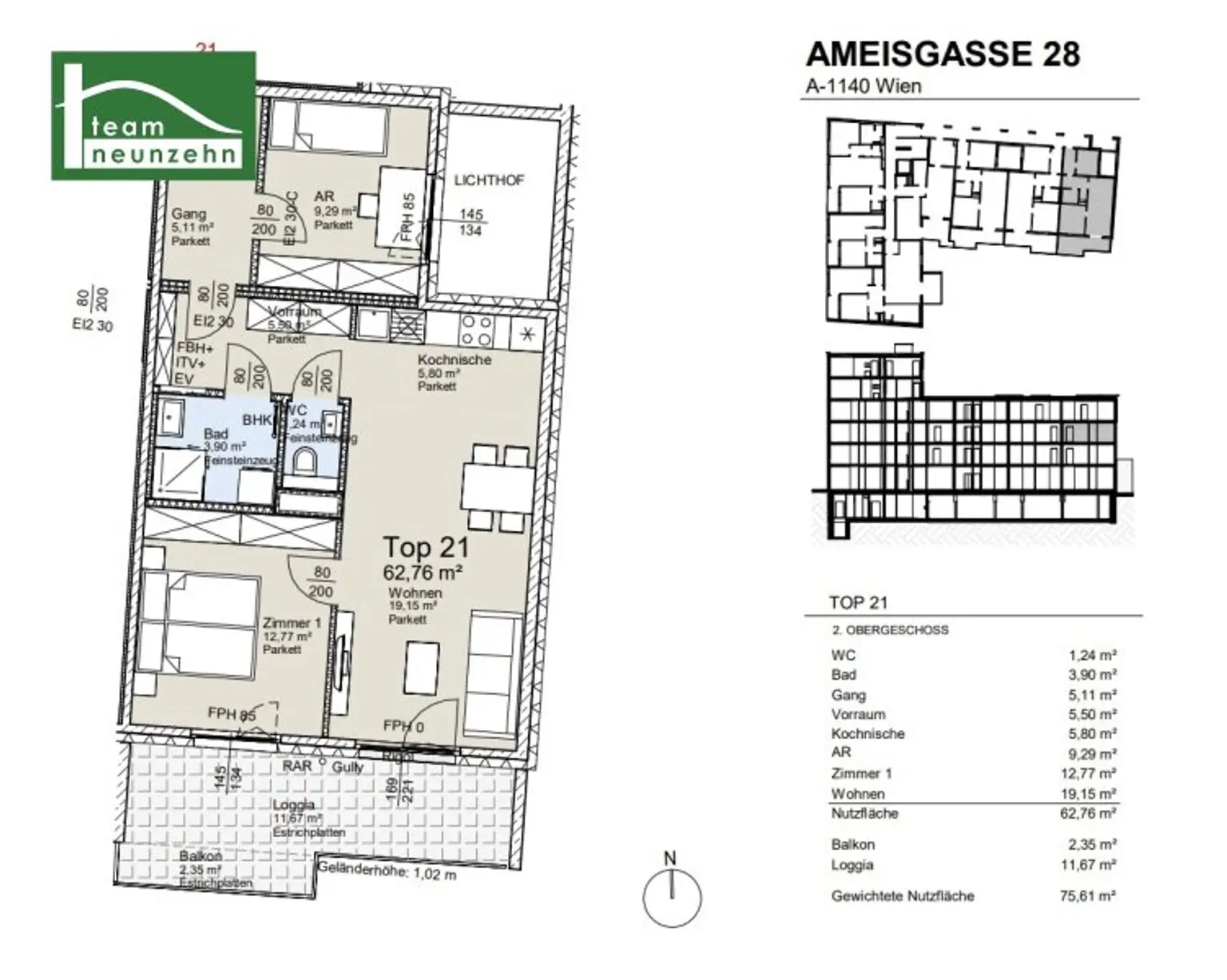 Fertiggestellte Neubau-Erstbezugswohnungen in Penzing nahe Schönbrunn. Küche inklusive!