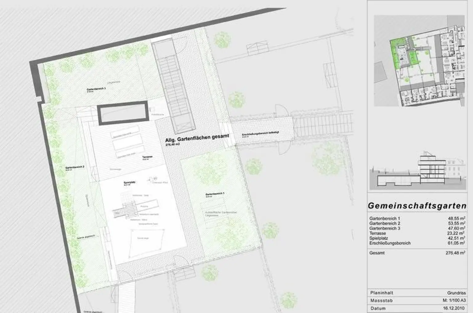 Grundriss Allgemeingarten