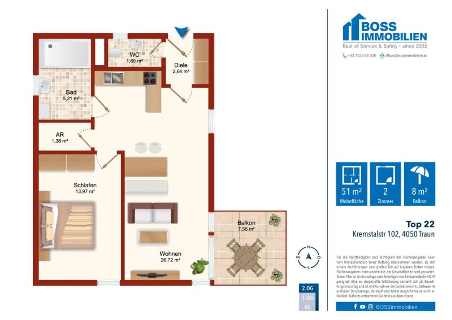 Grundriss Kremstalstr 102_Top 22
