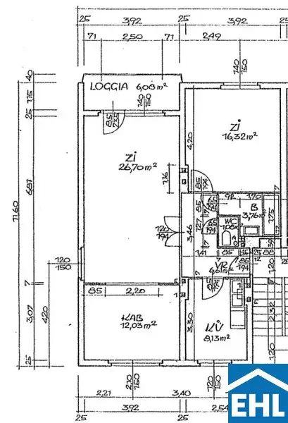 Charmante 3-Zimmer-Wohnung mit Loggia Nähe Pötzleinsdorfer Schlosspark