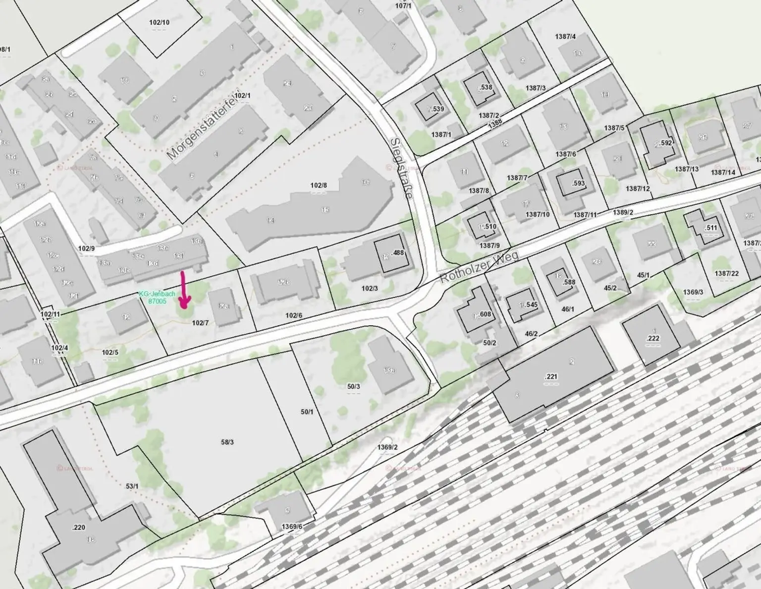 Baugrundstück Jenbach, Sonnenlage - mit genehmigtem Bauprojekt.