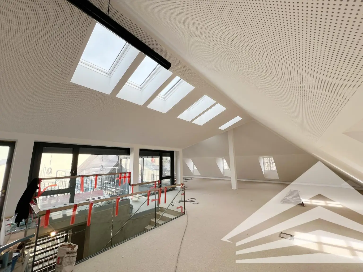 Baufortschritt Eingangsbereich