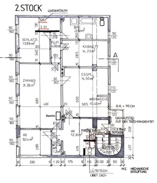 Großzügige 4 Zimmer Wohnung mit Garten- und Pool- Mitbenützung