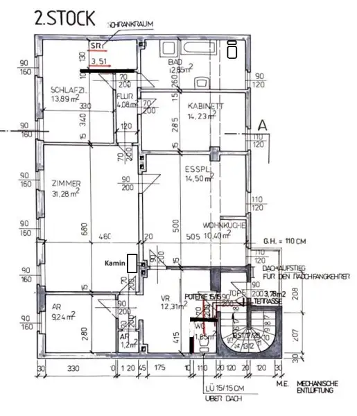Großzügige 4 Zimmer Wohnung mit Garten- und Pool- Mitbenützung