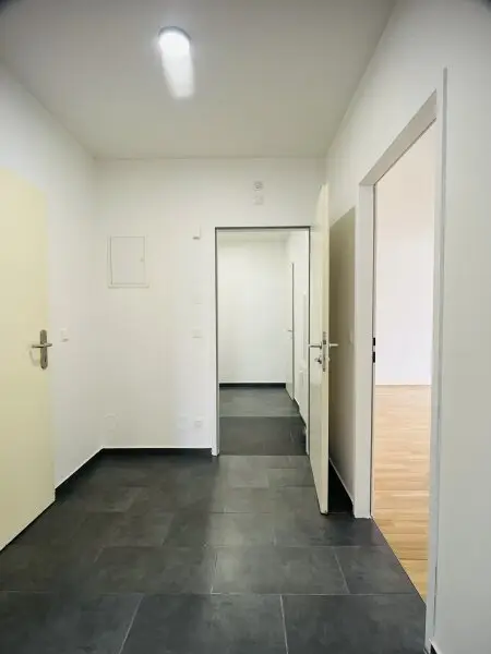 Vielseitig nutzbare, sanierte Praxis / Wohnung in zentraler Bahnhofsnähe in Brunn am Gebirge – Kauf oder Miete möglich!