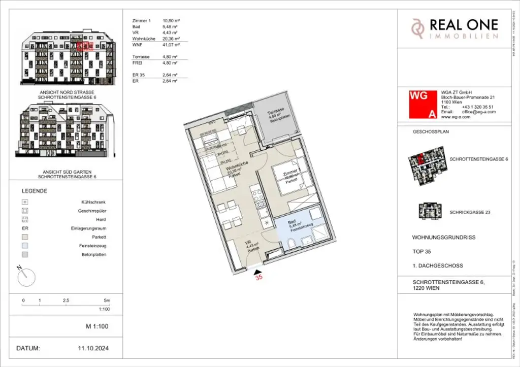 Wunderschöne Erstbezugs Wohnungen in hervorragender Lage! Nahe U1 Kagraner Platz