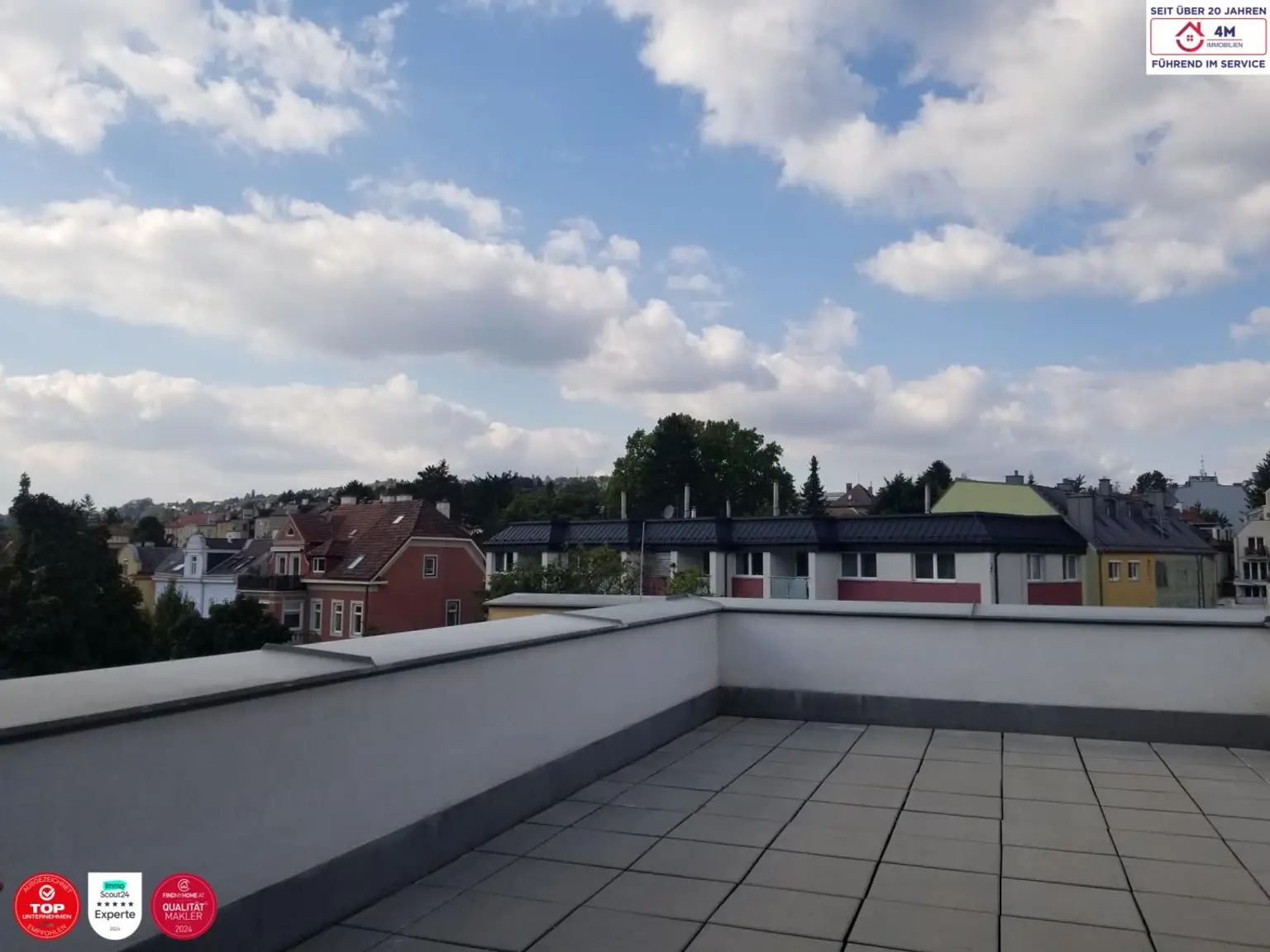Dachterrassen-Wohntraum im Zentrum von Klosterneuburg