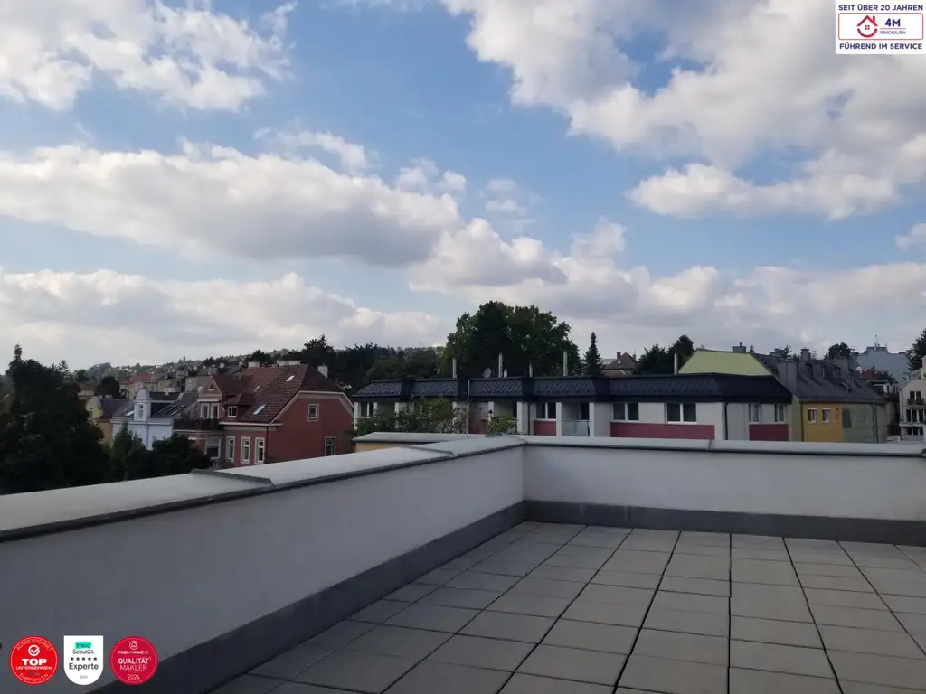 Dachterrassen-Wohntraum im Zentrum von Klosterneuburg