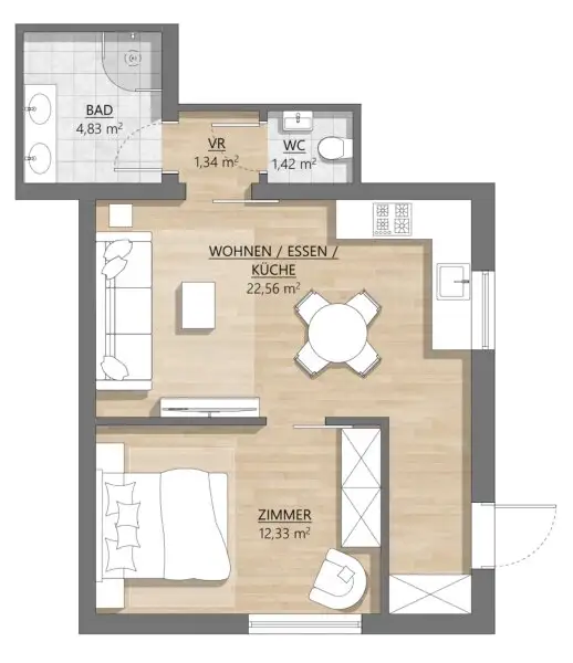 TRAUMLAGE ! FERIENIMMOBILIE -  Zweitwohnsitz!!  Apartments direkt an der Skipiste – Hochrindl