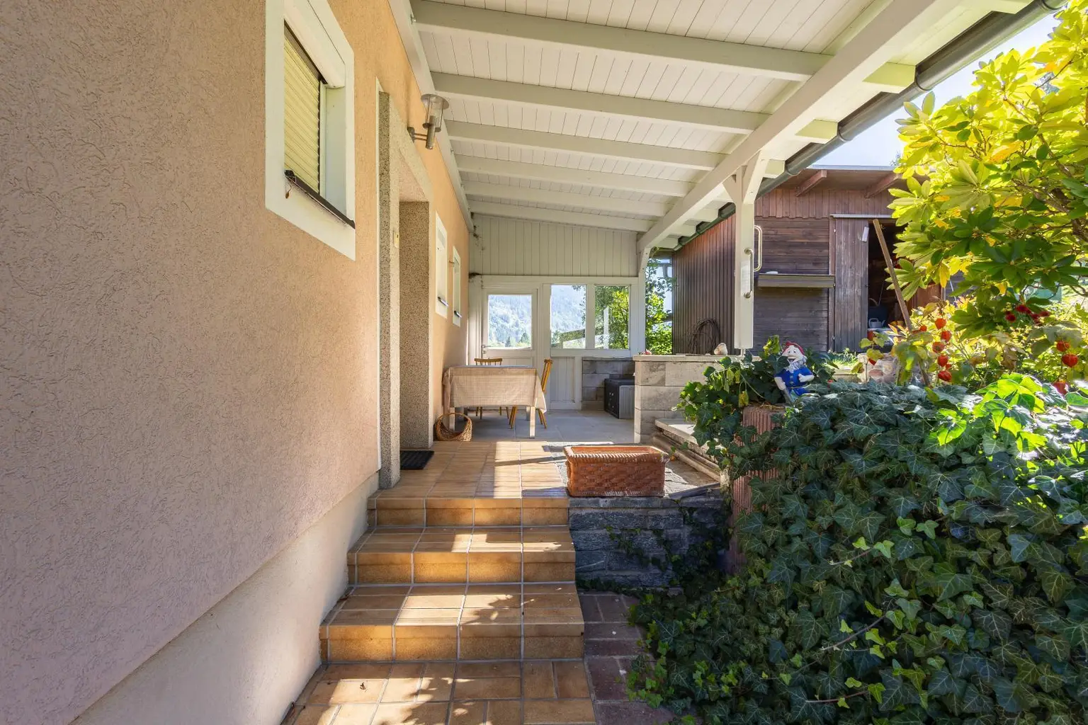 Hauseingang Terrasse