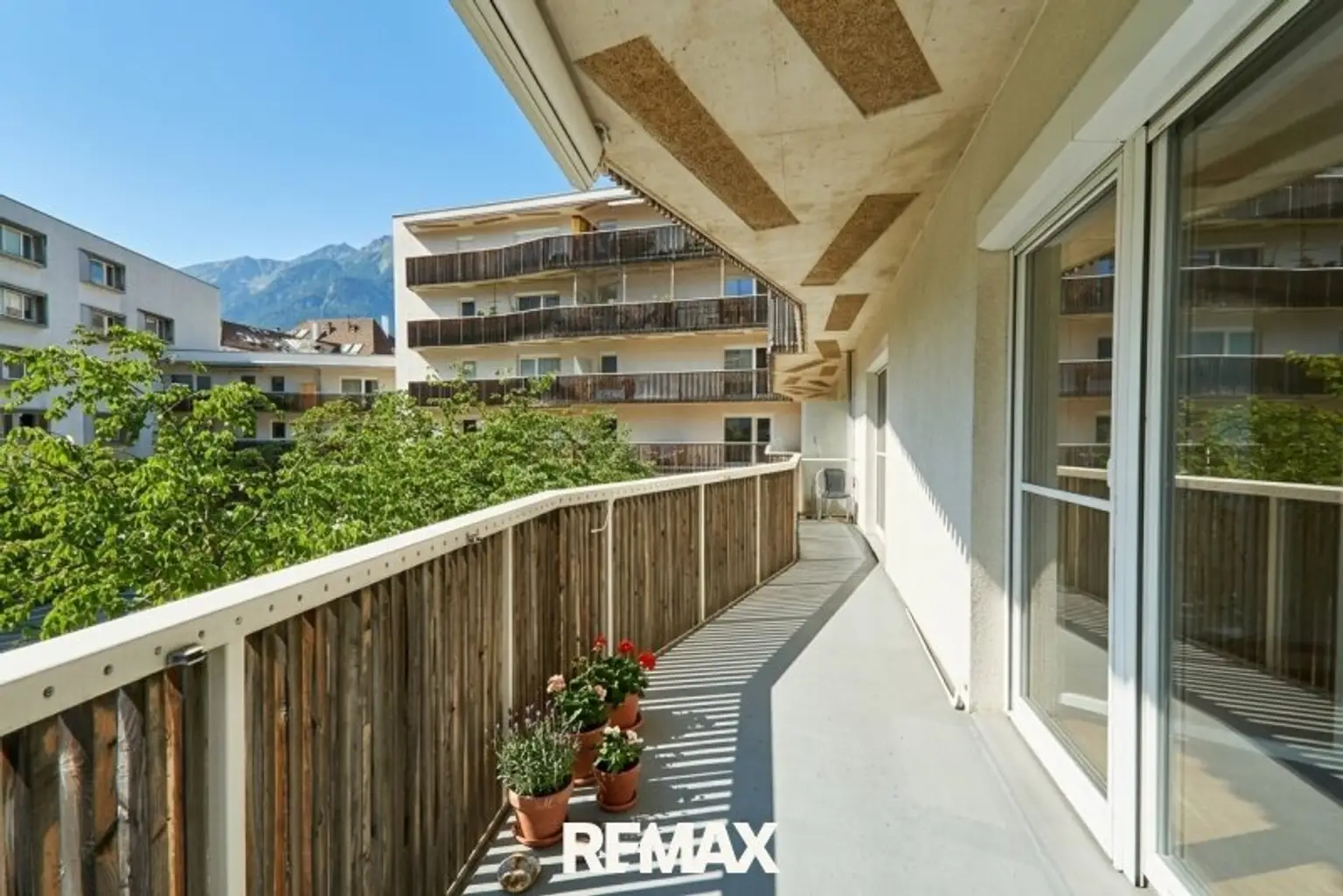 Balkon und Aussicht