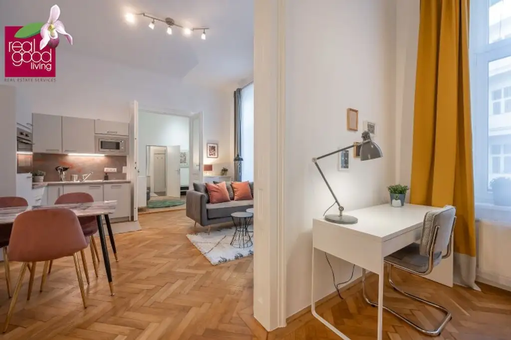 Altbau-Cityapartment komplett hofseitig & ruhig – sofort bezugsfertig | 3 Zimmer