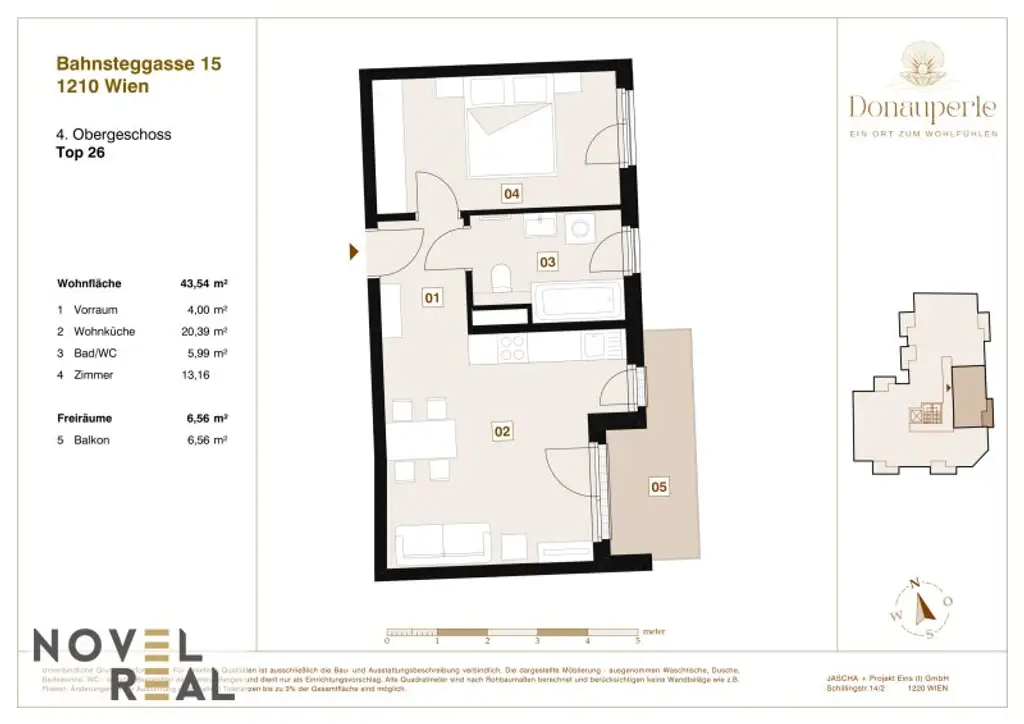 ERSTBEZUG! MODERNE 2-ZIMMER-WOHNUNG MIT BALKON UND PARKBLICK!