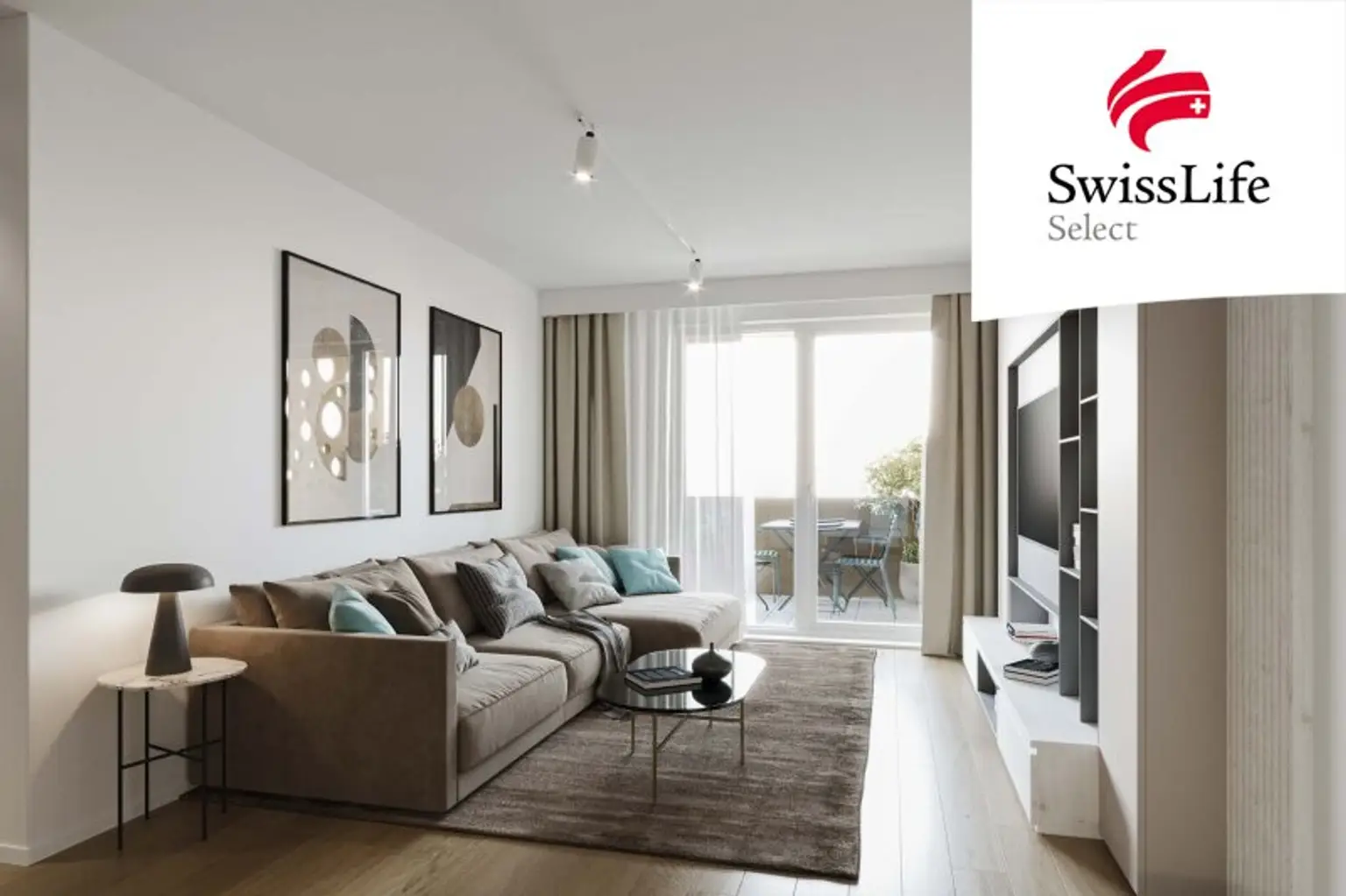 2-3 Zimmer mit Pool und Weitblick in die City