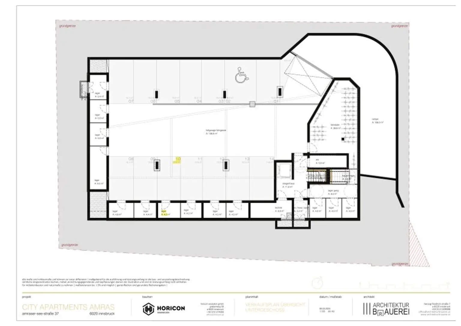 City Apartments Amras - 2-Zi.-Terrassenwohnung - Top W08