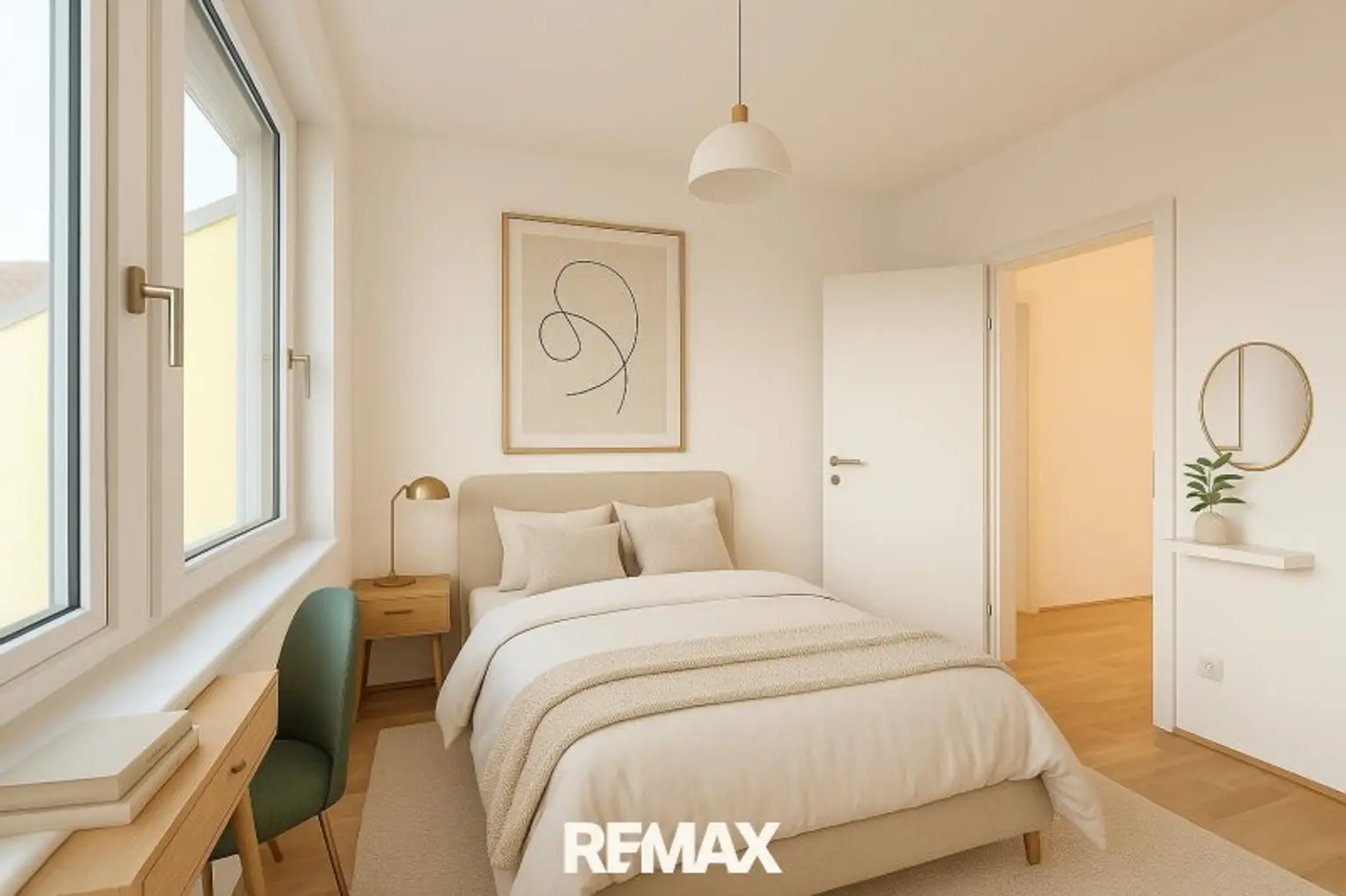 Schlafzimmer 2, Homestaging