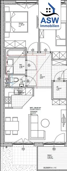 Neuwertige 3-Zimmer-Wohnung mit Balkon in 1140 Wien – Ihr neues Zuhause!