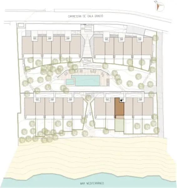 Luxus-Apartment direkt am Strand auf Ibiza