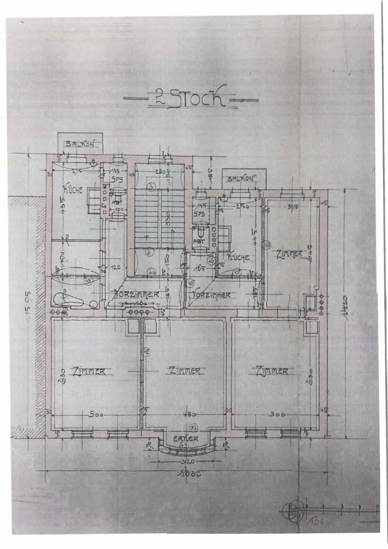 Grundriss 2. Stock