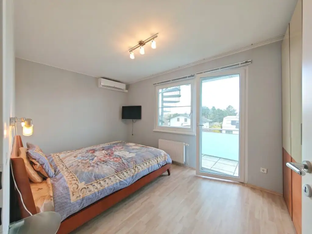 In absoluter Ruhelage bei der alten Donau, komplett möbliert