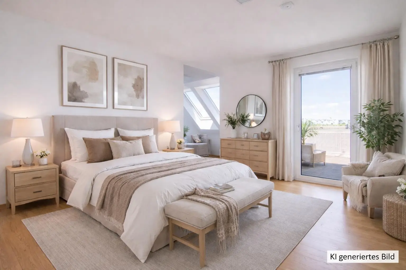 Einrichtungsvorschlag geplanter Master Bedroom