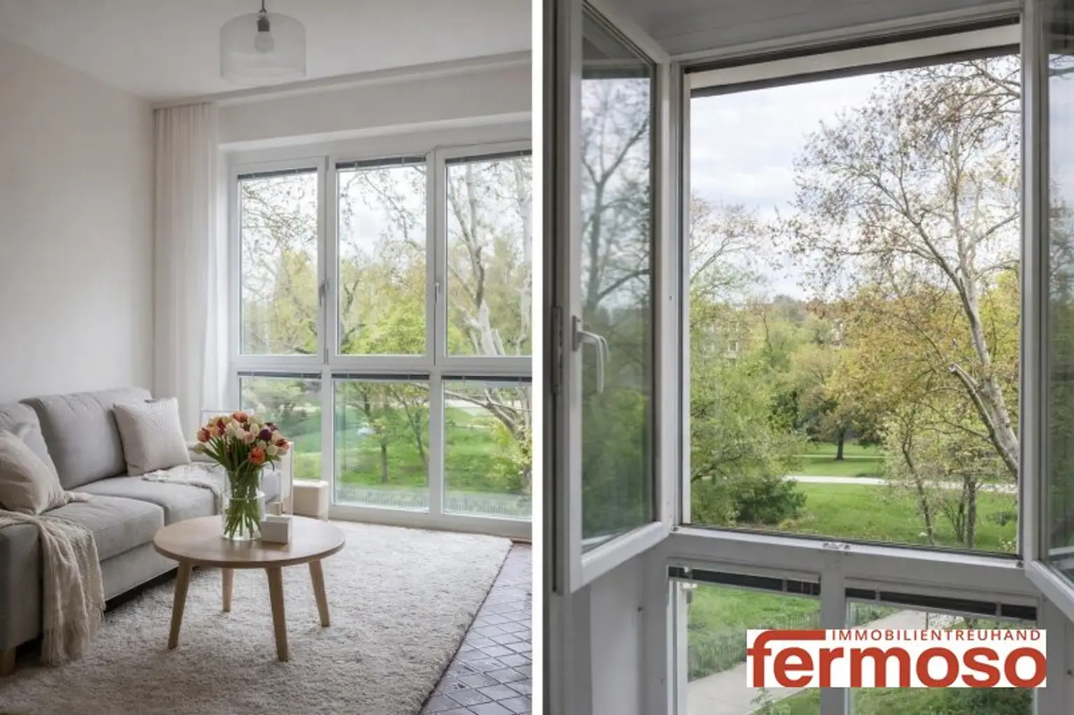 Wohnzimmer mit Loggia