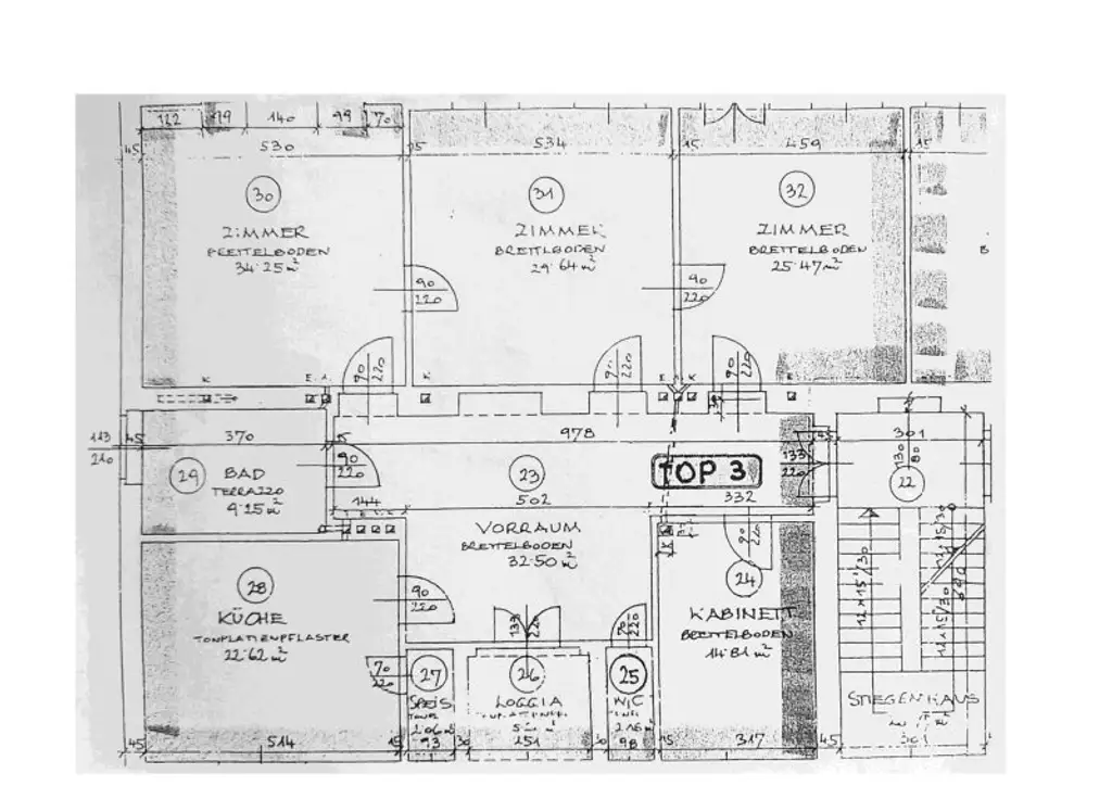 4 Zimmer Altbaueigentumswohnung in wundervoller Grünlage nahe Baden