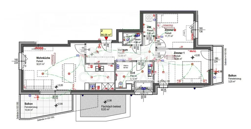 Erstbezug-Modern, hell & komfortabel – 3-Zimmer-Wohnung mit Balkon zum Verlieben!