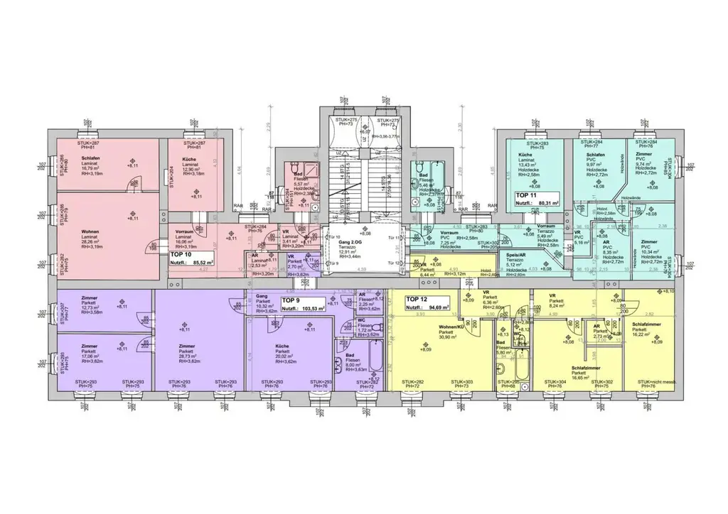 Charakteristisches Zinshaus im Ortszentrum