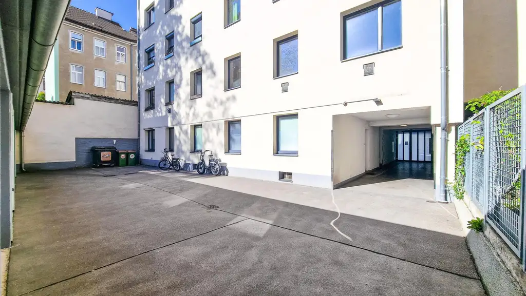 Eigentumswohnung mit Garage in ausgezeichneter Lage nahe Brunnenmarkt. Top Verkehrsanbindung und Infrastruktur