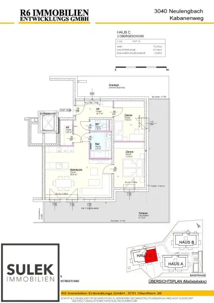 Wohnpark Neulengbach | Erstbezug | DG | 48 m² Terrasse