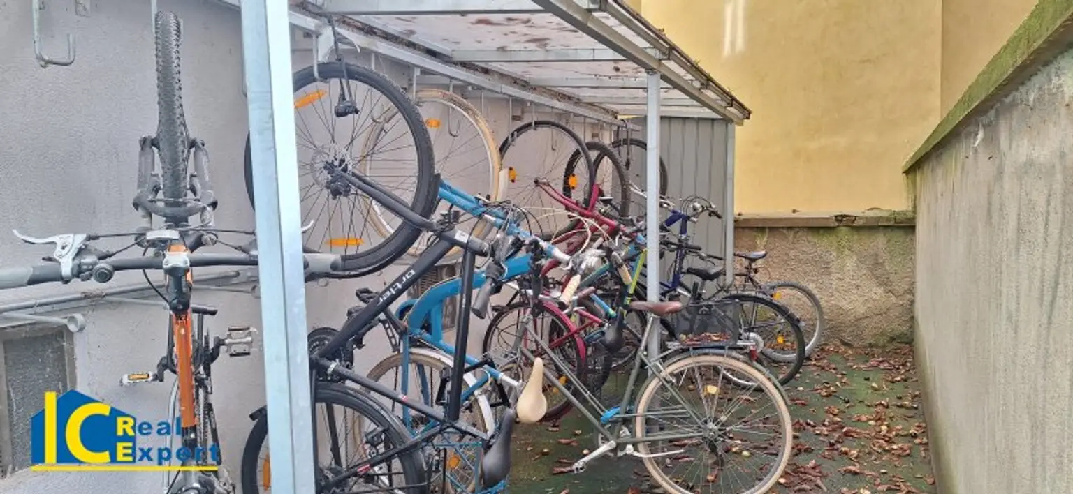 Fahrradabstellplatz im Innenhof