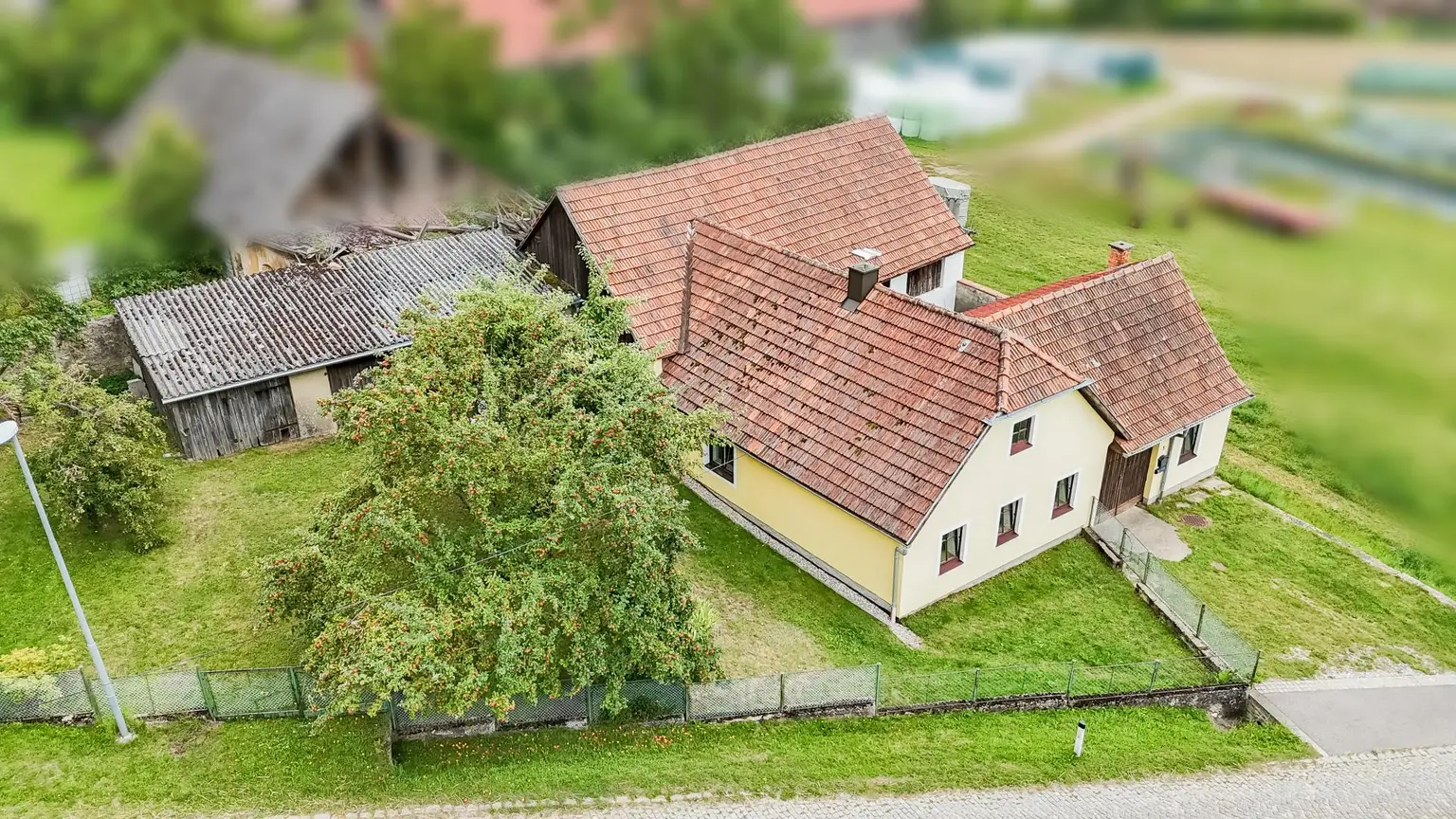 Charmanter Dreikanthof mit Schlossblick nahe Gföhl