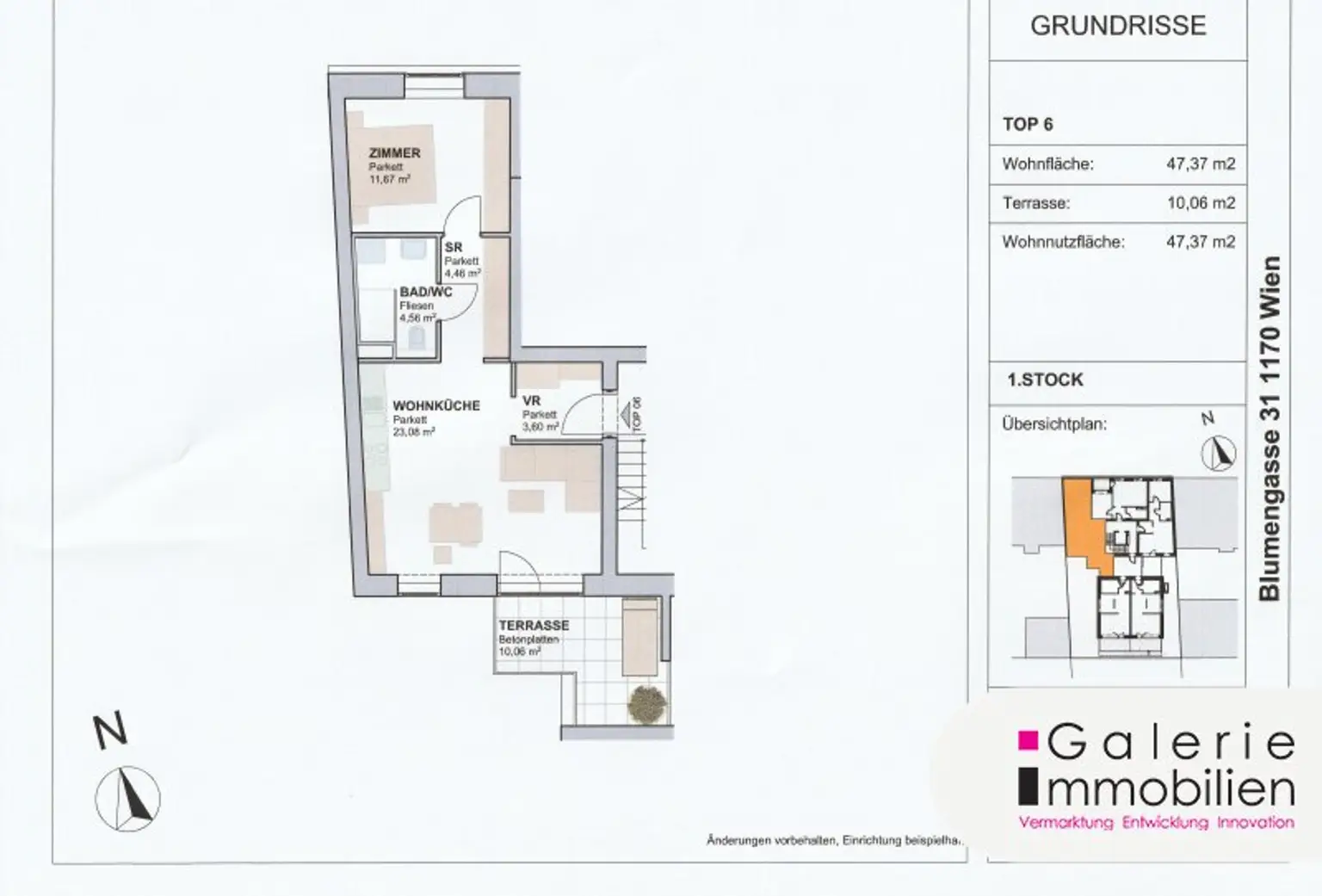 PASSIVHAUS - Barrierefreie Neubauwohnung mit Terrasse - sonnig und hell - Tiefgarage