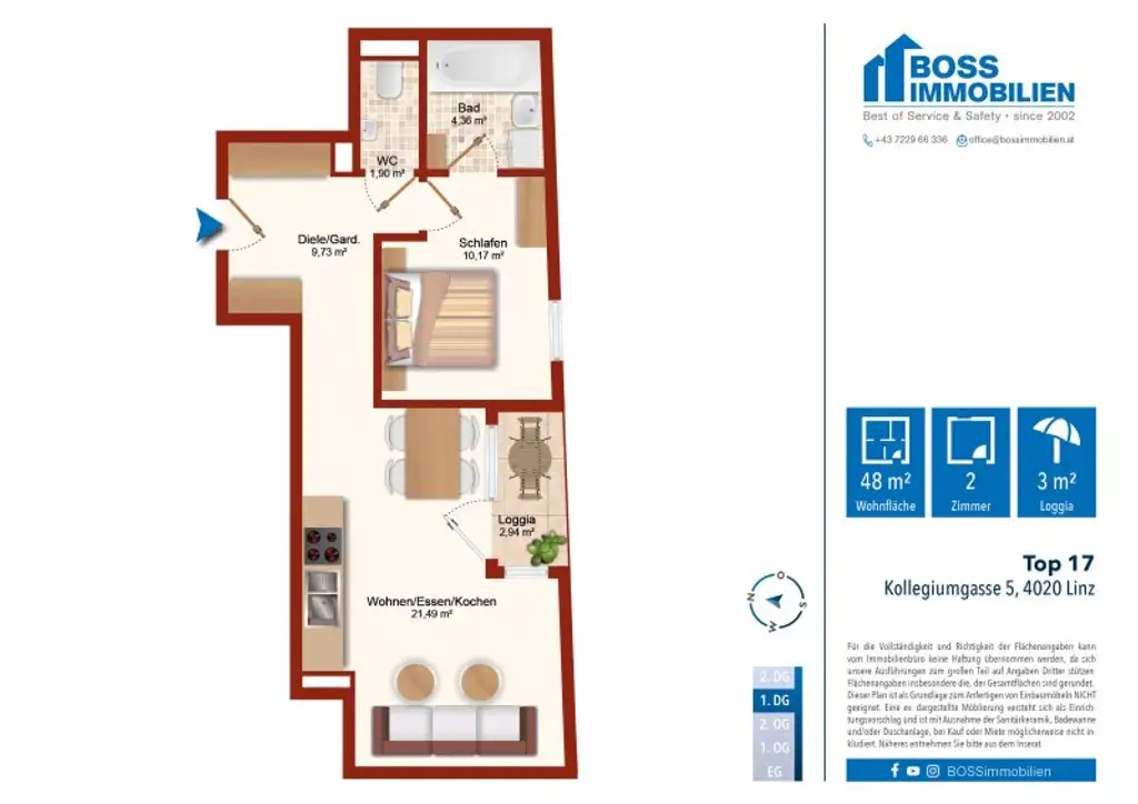 Grundriss Kollegiumgasse 5_Top 17