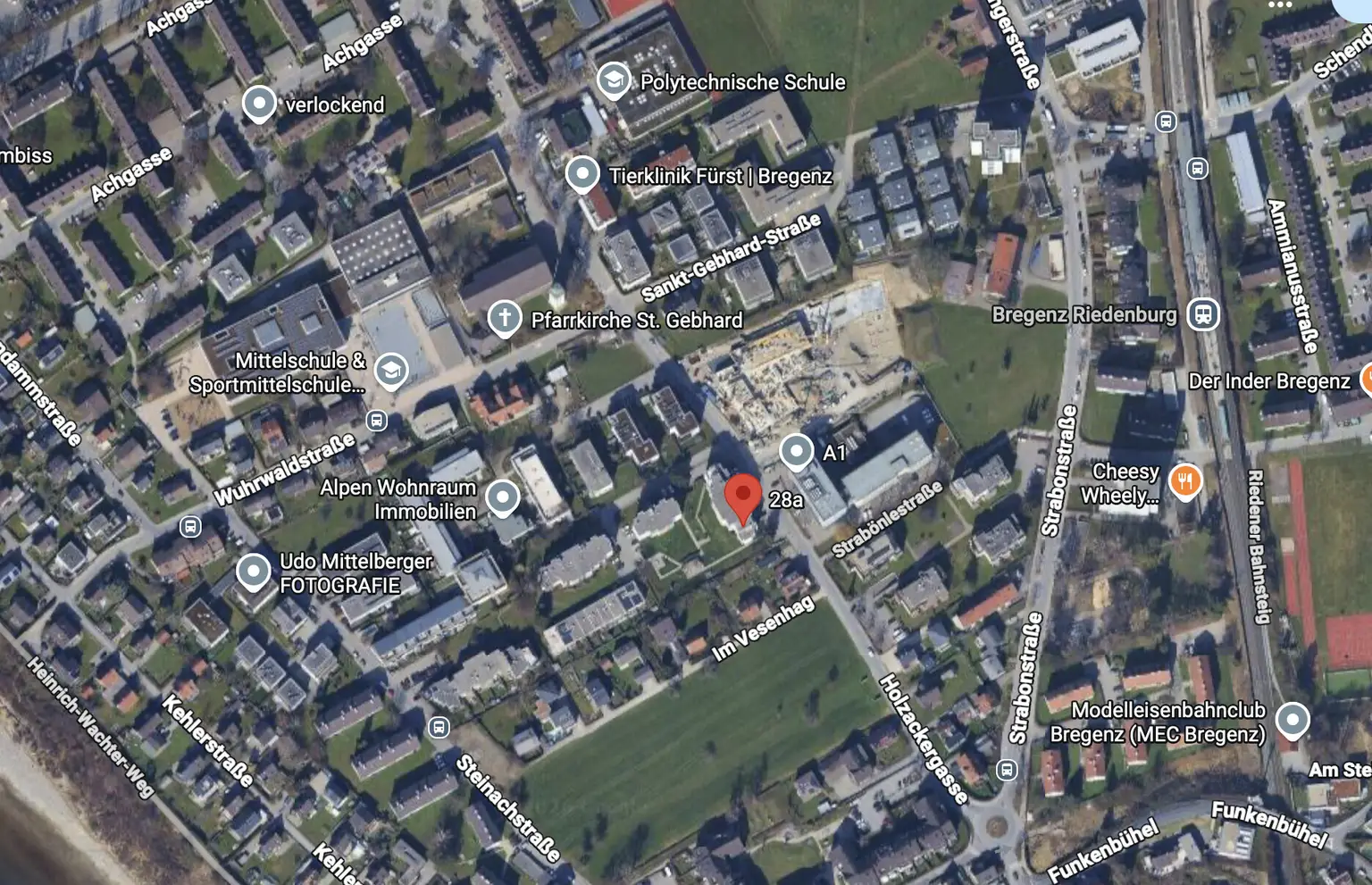 Infrastruktur Quelle Google Maps