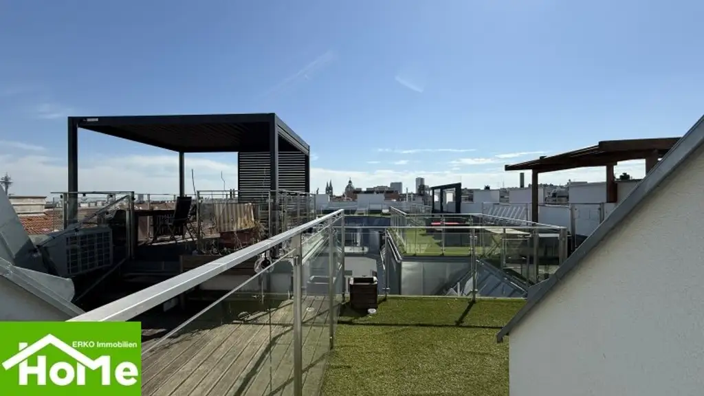 Moderne Dachwohnung auf 2 Etagen und 26m2 Terrasse