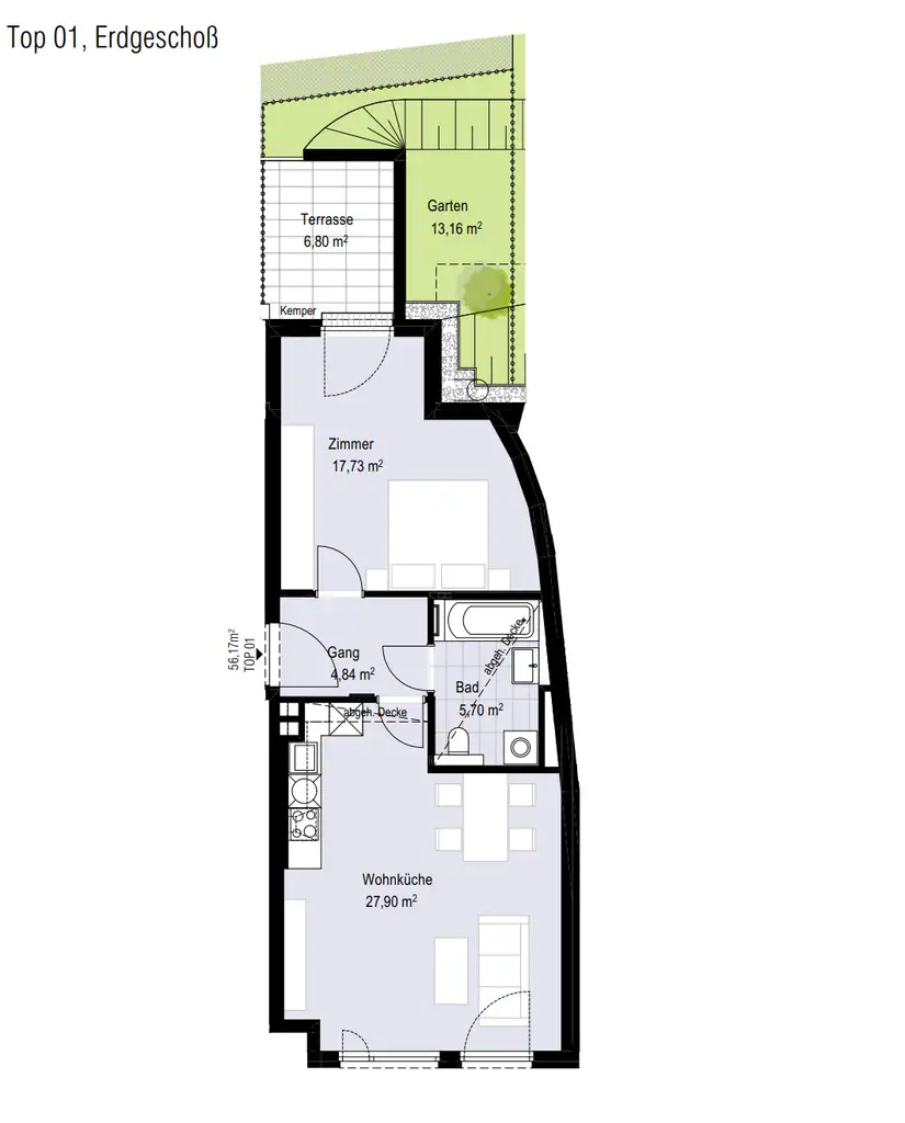 Gartenwohnung Top 01