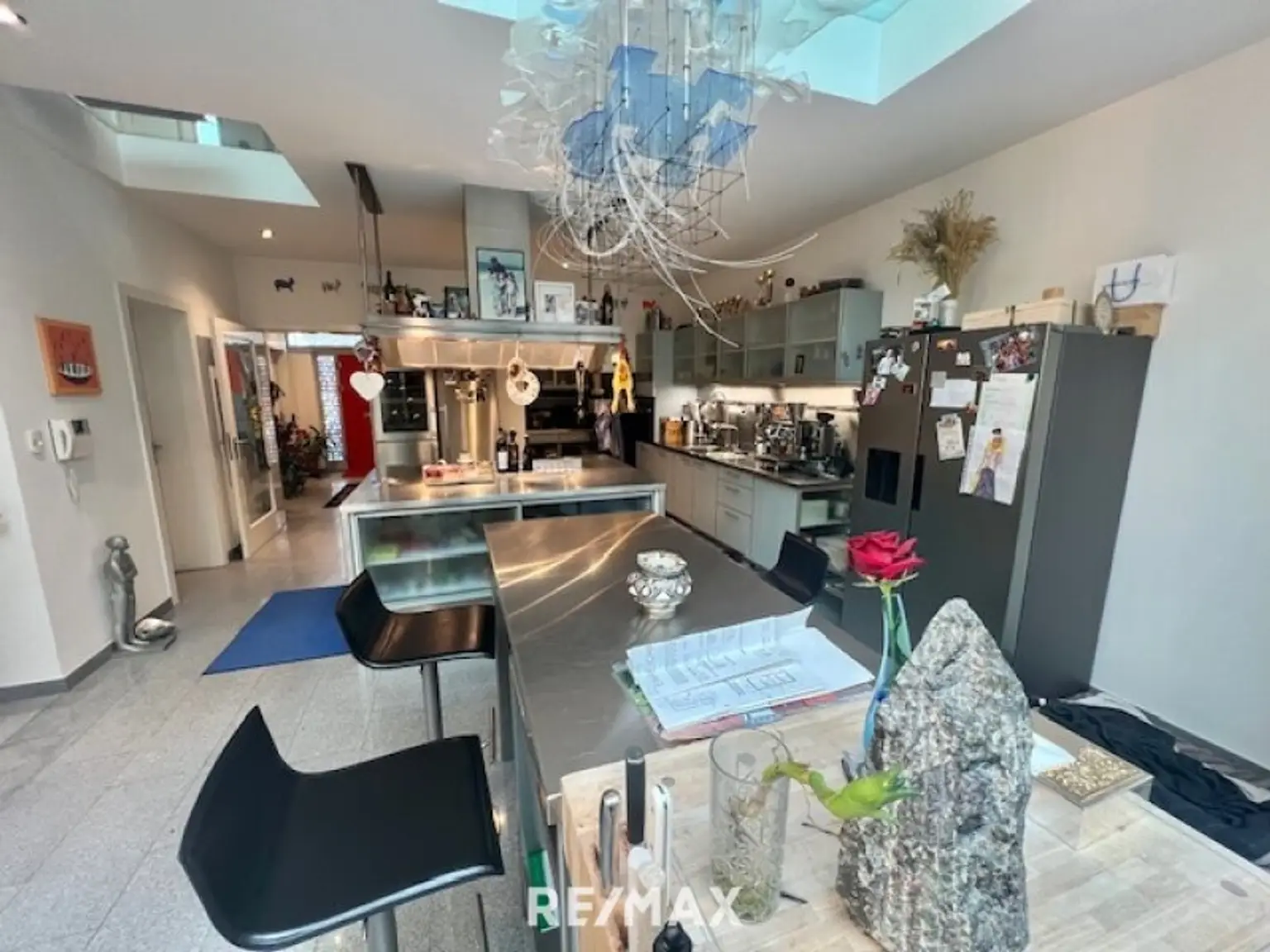 Helle Räume bis zum Eingang