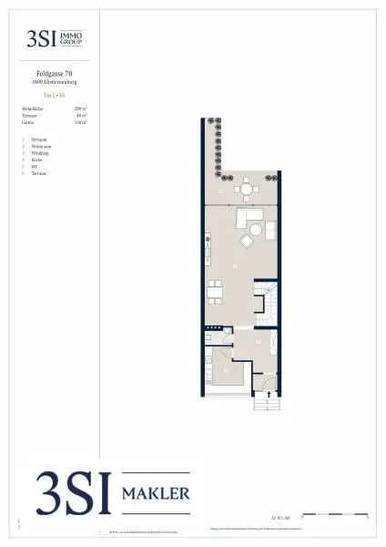 Exklusives Reihenhaus in absoluter Grünruhelage - Klosterneuburg!