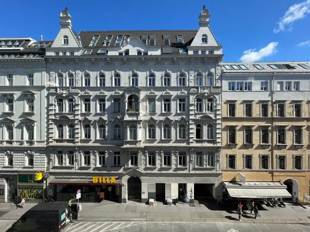 U4 PILGRAMGASSE: Altbauwohnung mit Balkon* im schön sanierten Altbau mit separater Küche Nähe Naschmarkt