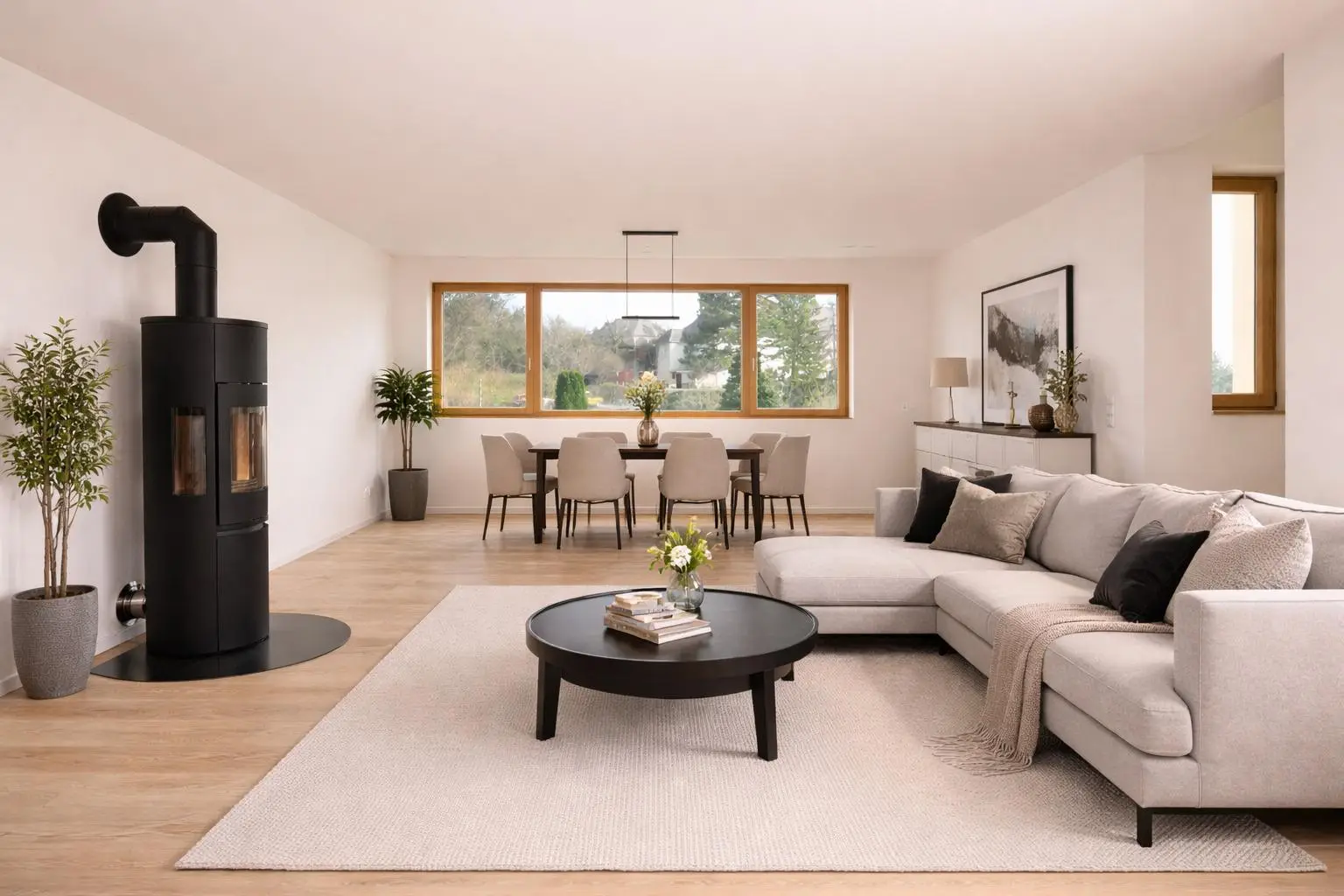 Wohnzimmer (virtuell eingerichtet)