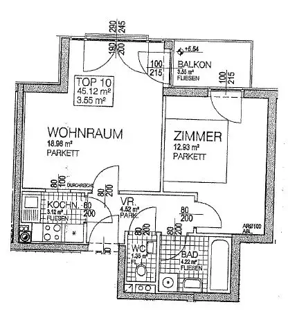 Anlagehit nahe Raimundtheater – 2-Zimmer mit Balkon in Richtung Innenhof
- Eigennutzung ab 01/2028